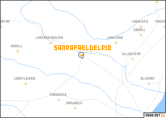 map of San Rafael del Río