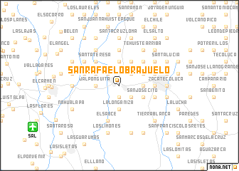 map of San Rafael Obrajuelo