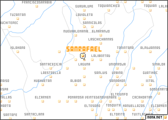 map of San Rafael