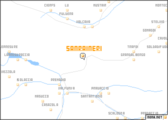 map of San Raineri