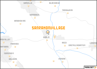 map of San Ramon Village