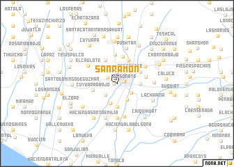 map of San Ramón