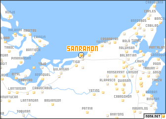 map of San Ramon