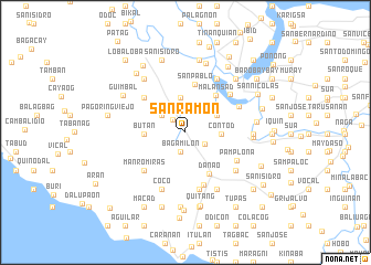 map of San Ramon