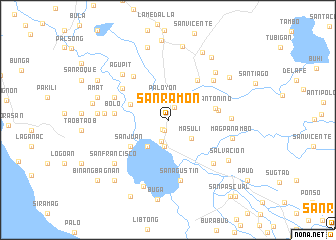 map of San Ramon