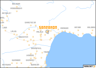 map of San Ramon
