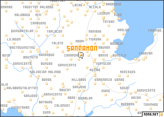 map of San Ramon