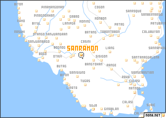 map of San Ramon