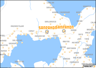 map of San Ramon