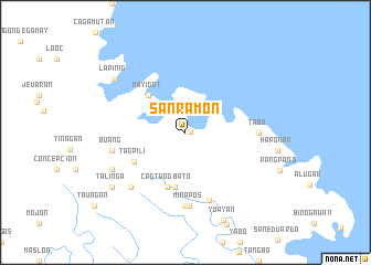 map of San Ramon