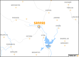 map of Sanrao