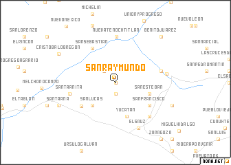 map of San Raymundo