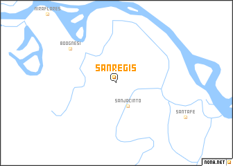 map of San Regis
