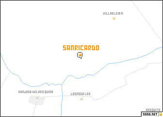 map of San Ricardo