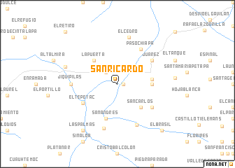 map of San Ricardo