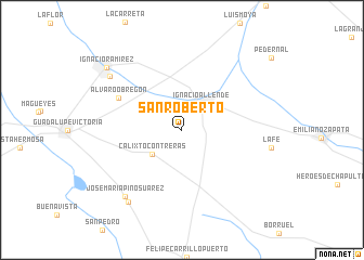 map of San Roberto