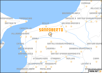 map of San Roberto