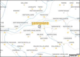 map of San Romano