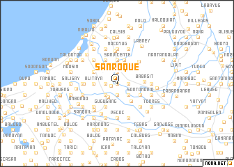 map of San Roque