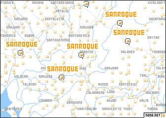 map of San Roque