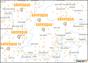 map of San Roque