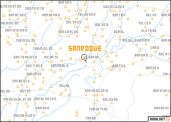 map of San Roque