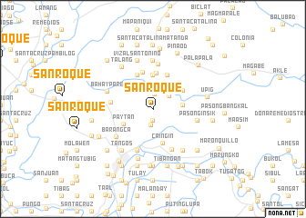 map of San Roque