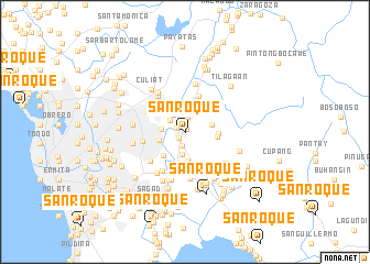 map of San Roque