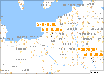 map of San Roque