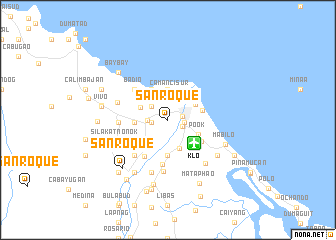 map of San Roque