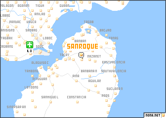 map of San Roque