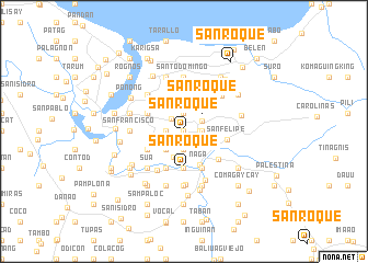 map of San Roque