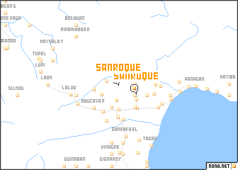 map of San Roque