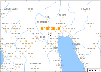 map of San Roque