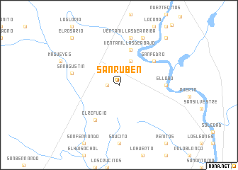 map of San Rubén