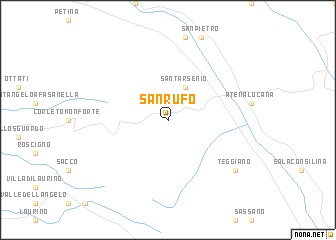 map of San Rufo