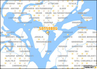 map of Sansābād