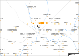 map of Sansakoto