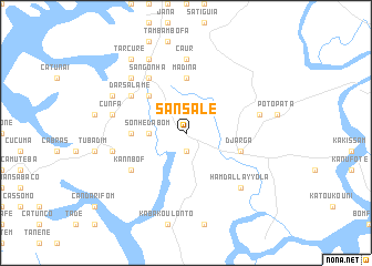 map of Sansalé
