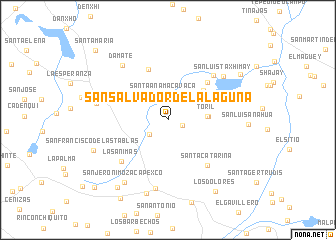 map of San Salvador de la Laguna