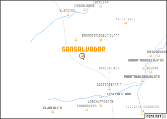 map of San Salvador