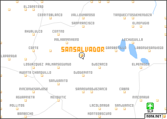 map of San Salvador