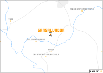 map of San Salvador