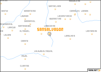 map of San Salvador