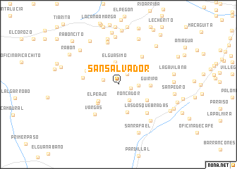 map of San Salvador