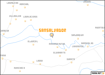 map of San Salvador