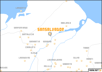 map of San Salvador