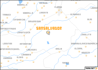 map of San Salvador