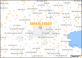 map of San Salvador