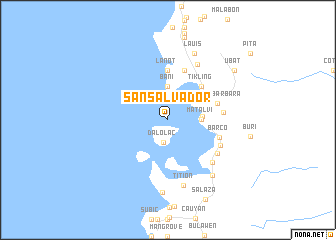 map of San Salvador